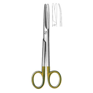 Mayo Dissecting Scissors, Curved, TC Blades
